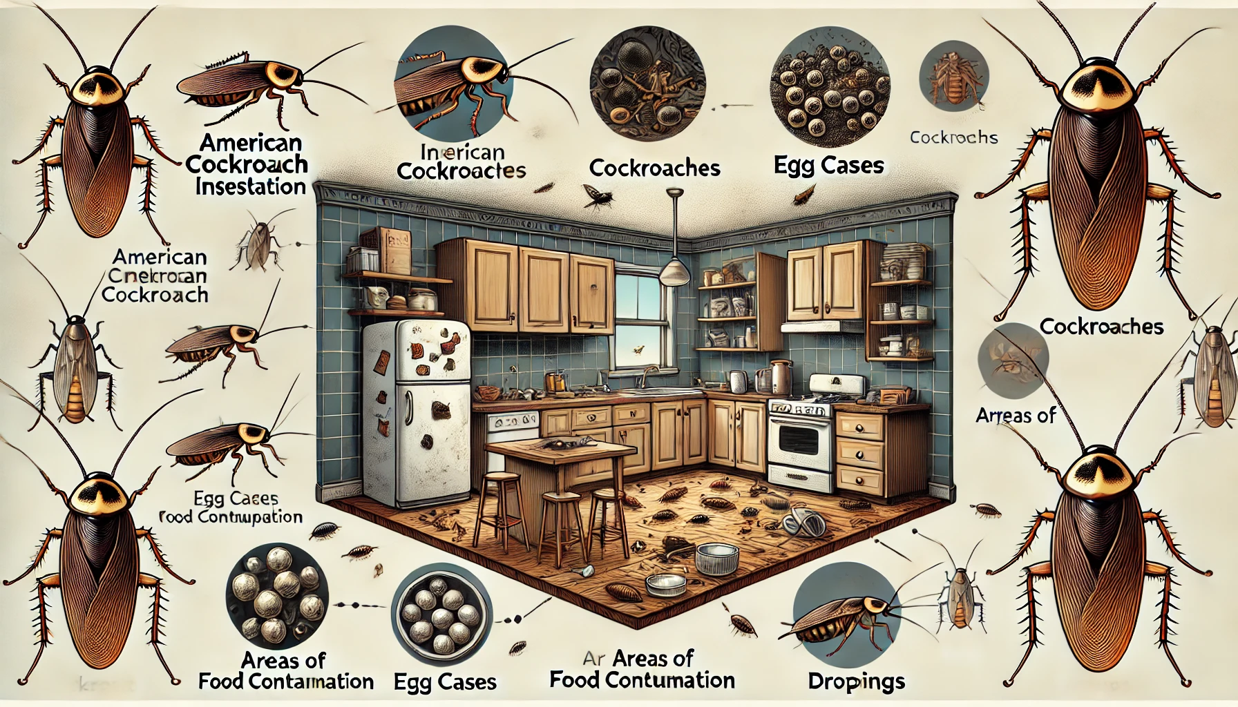 How to Prevent American Roaches American Cockroach Infestations